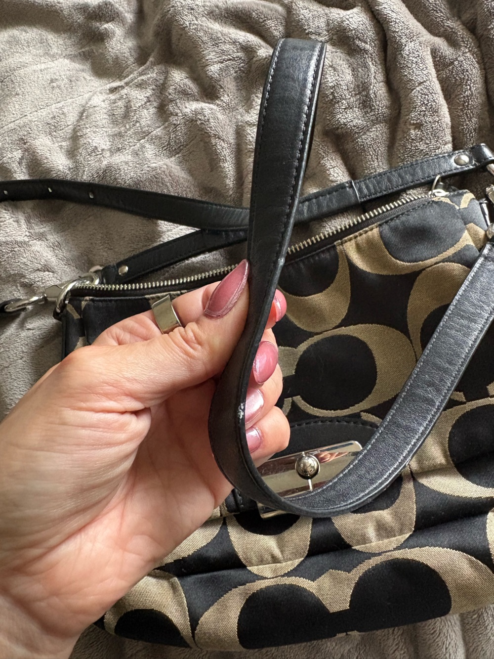 Coach Kristin Signature Bag F22302 VINTAGE - Picture 3 of 7